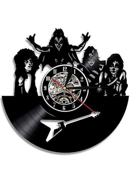 Kiss Band Vinil Kayıt Duvar Saati(Yurt Dışından)