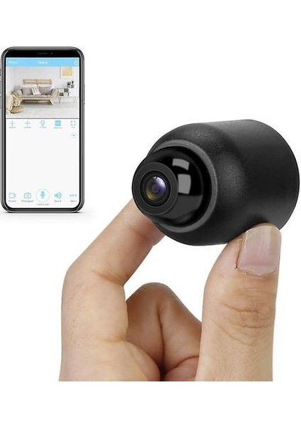 Gözetim Kamerası Kablosuz Gözetim Kamerası 1080 Hd Çözünürlük - 64GB (Siyah)