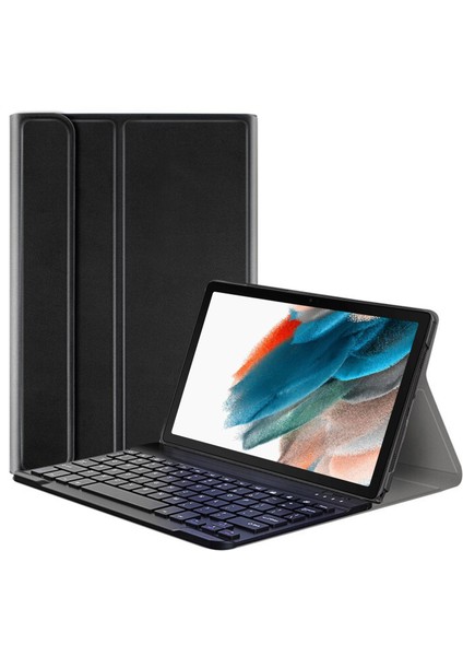 Samsung Galaxy Tab A8 SM-X200 10.5 (2021) Bluetooth Klavyeli Standlı Kılıf - Bkk1
