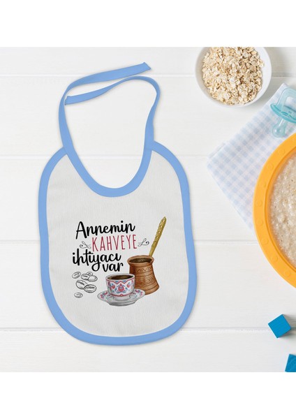 Kids Mavi Bebek Mama Önlüğü - Model 52
