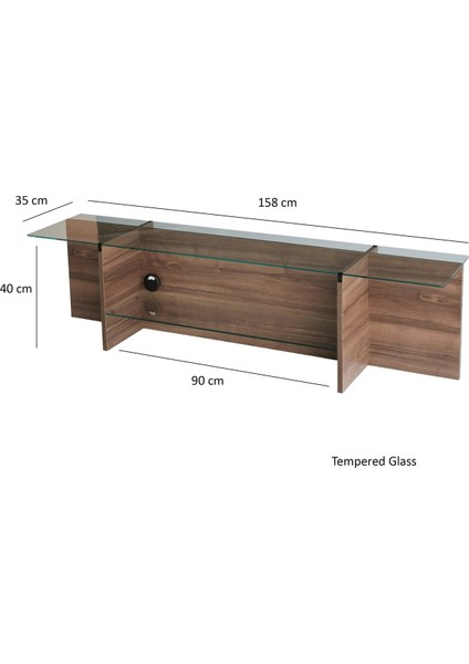 Neostill - Escape Tv Sehpası / Ceviz