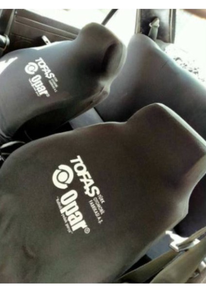 Tofaş Siyah Servis Koltuk Kılıfı