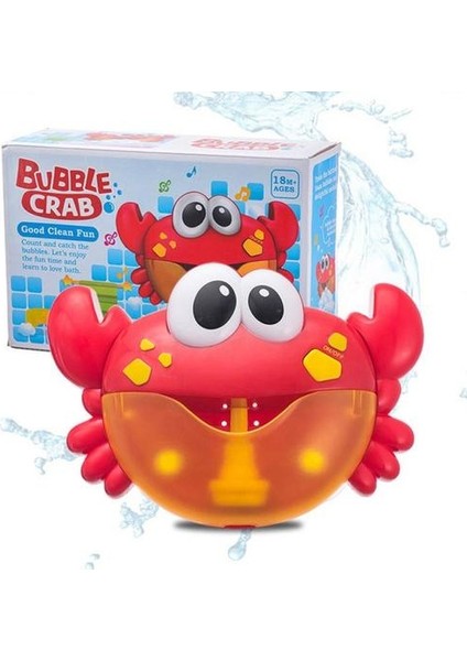 Açık Kabarcık Makinesi Yengeçler ve Kurbağa Müzik Çocuk Banyo Oyuncak Küvet Sabun Otomatik Kabarcık Makinesi Çocuklar Için Bebek Banyo Oyuncak | Kabarcıklar (Kırmızı) (Yurt Dışından)