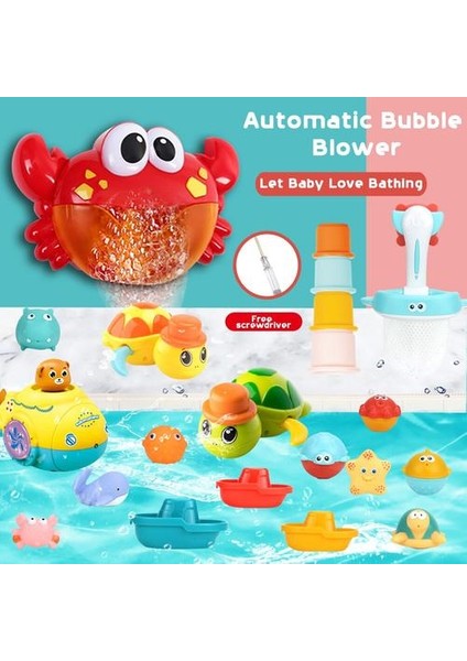 Açık Bubble Frog Yengeçler Bebek Banyo Oyuncak Kabarcık Makinesi Yüzme Küvet Sabun Makinesi Oyuncaklar Müzik Su Oyuncak ile Çocuklar Için | Kabarcıklar (Kırmızı) (Yurt Dışından) modelleri