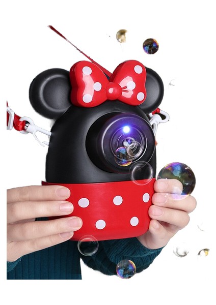 Disney Mickey Mouse Minnie Otomatik Kabarcık Üfleme Makinesi Aydınlatma Müzik Açık Yaz Oyuncaklar Bebek Banyo Oyuncakları Çocuk Ler | Kabarcıklar (Yurt Dışından)