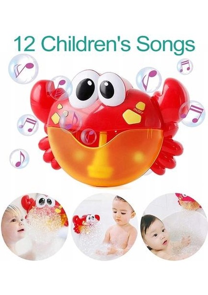 Kabarcık Makinesi Yengeçler Kurbağa Müzik Çocuk Banyo Oyuncak Küvet Sabun Otomatik Kabarcık Makinesi Bebek Banyo Oyuncak Çocuklar Için Dropshipping | Kabarcıklar (Yurt Dışından) fırsatları