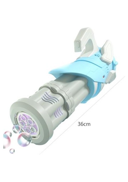 Çocuk Kabarcık Makinesi Kabarcık Blower Oyuncak Otomatik Gatling Kabarcık Tabancası Oyuncaklar Müzik Işık ile Kabarcık Tabancası Oyuncaklar Çocuklar Için | Kabarcıklar (Mavi) (Yurt Dışından)