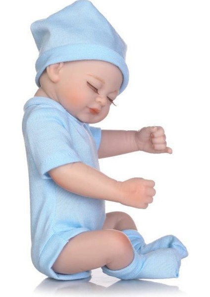 28 cm Tam Plastik Simülasyon Bebek Güvenli Toksik Cep Bebek Bebek Duş Oyun Arkadaşı (Yurt Dışından)