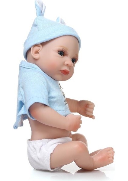 28 cm Tam Plastik Simülasyon Bebek Güvenli Toksik Cep Bebek Bebek Duş Oyun Arkadaşı (Yurt Dışından)