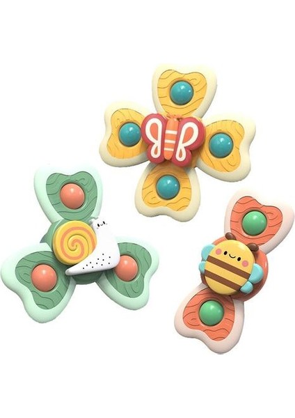 3 Adet Bebek Banyo Oyuncakları - Çok Renkli (Yurt Dışından)