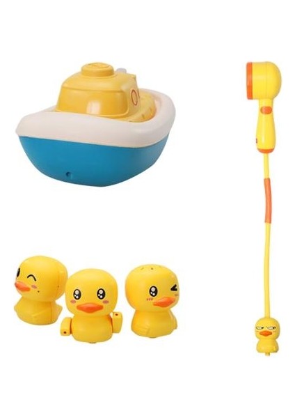 Bebek Elektrikli Otomatik Su Pompası Ördek Su Sprey Bebek Küvet Banyo Duş Başlığı Oyuncaklar Su Oyunları Yağmurlama Duş Sprey Oyuncaklar | (Yurt Dışından)