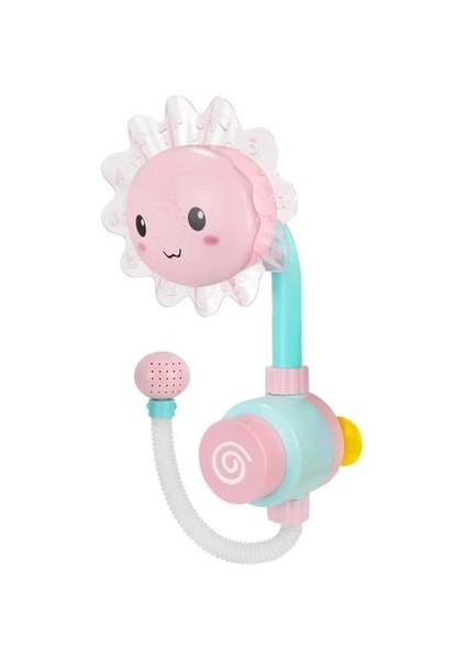 Bebek Banyo Oyuncakları Su Oyunu Güneş Çiçek Musluk Elektrikli Duş Sprey Çocuk Banyo Duş Yüzer Oyuncaklar Çocuk Banyo Su Oyuncakları | Banyo Oyuncak (Pembe) (Yurt Dışından)