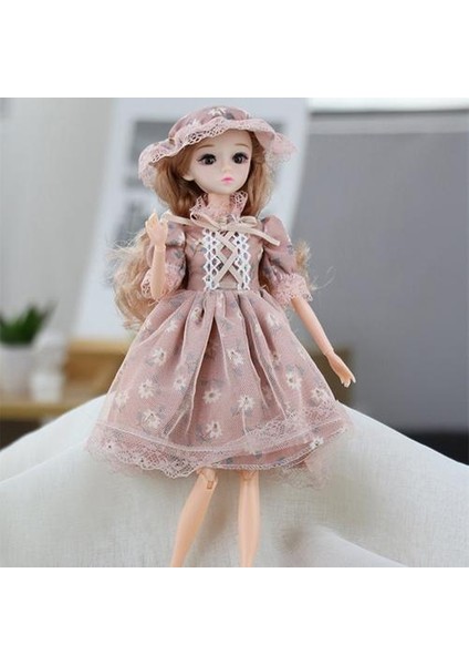 Yeni 1/6 Bebek Oyuncakları Çocuklar Için Prenses Bebekler ile Moda Mavi Elbise Şapka Için 11 Aktif Eklemler Dıy 30 cm Doll Kız | Bebekler (Yurt Dışından)