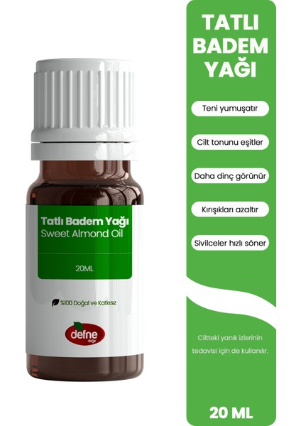 Doğa Tatlı Badem Yağı 20 ml