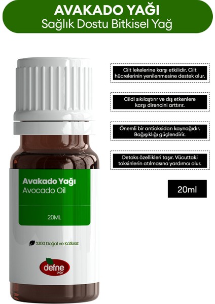 Doğa Avakado Yağı 20 ml