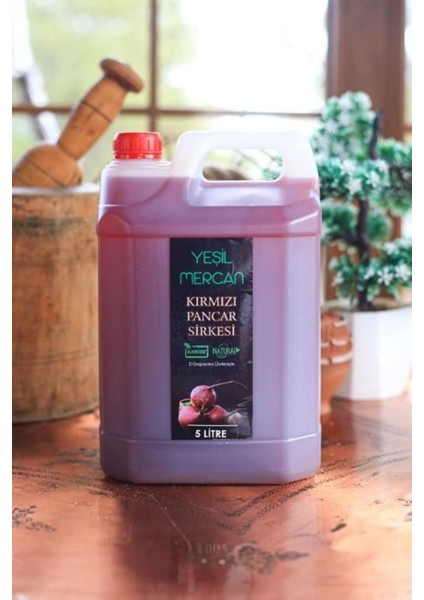 Dogal Kırmızı Pancar Sirkesi 500 ML