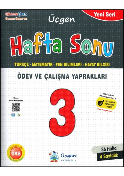 Üçgen Yayıncılık 3. Sınıf İlkokull Seti 6 Kitap