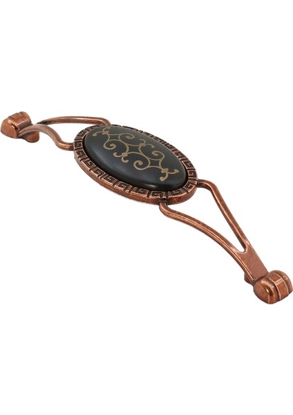 Çekmece Dolap Kapak Kulpu Kulbu Antik Bakır Metal Kulp 128 mm fırsatları