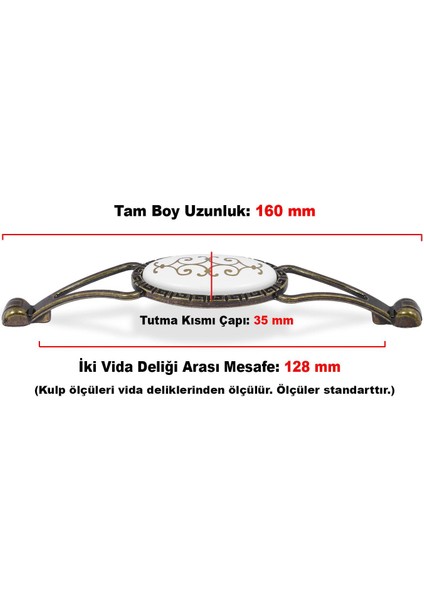 Seçil Çekmece Dolap Kapak Kulpu Kulbu Antik Sarı Metal Kulp 128 mm modelleri