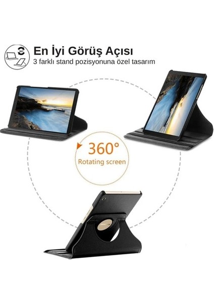 Apple iPad 9. Nesil 10.2 Inç (2021) Prime Dönebilen Tablet Kılıfı (A2602-A2603-A2604-A2605) Kırmızı