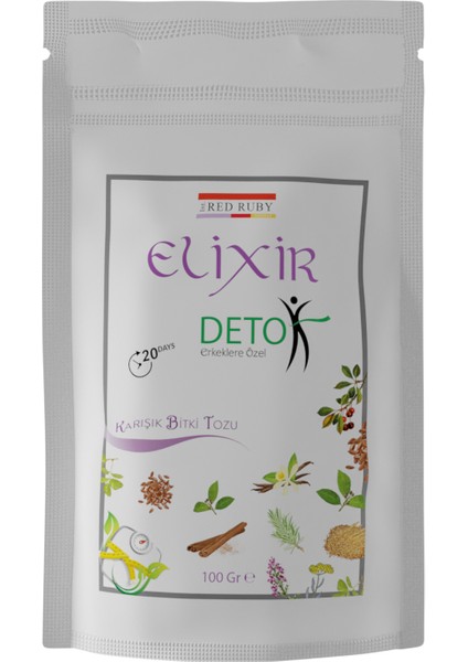 Elixir Detox Tozu Erkeklere Özel 100 gr