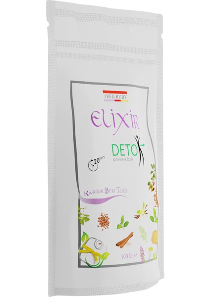 Elixir Detox Tozu Erkeklere Özel 100 gr