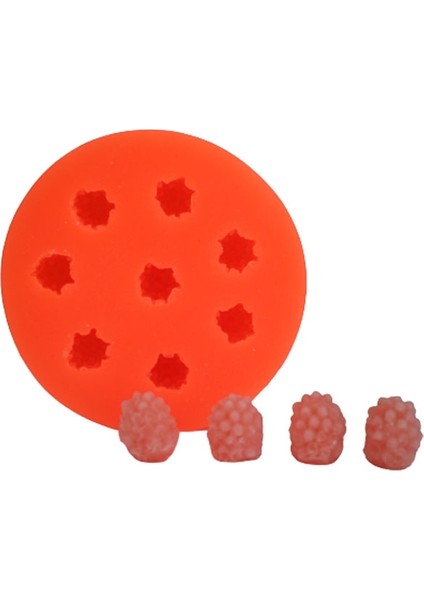 Ahududu Silikon Mum Kalıbı - M169