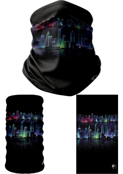 Manzara Temalı Boyunluk Bandana Balaklava Saç Bandı