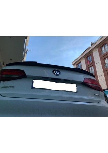 Vw Jetta Mk6 Bagaj Üzeri Anatomik Spoiler Boyasız Abs 2010-2018