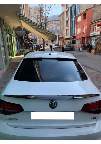 Vw Jetta Mk6 Bagaj Üzeri Anatomik Spoiler Boyasız Abs 2010-2018