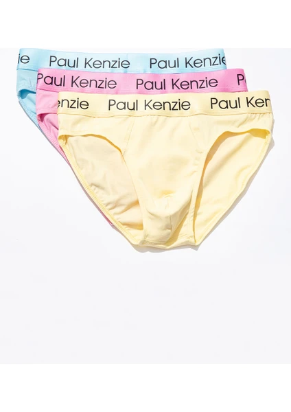 Paul Kenzie Comfort Flex 3'lü Erkek Slip Külot - Rainbow