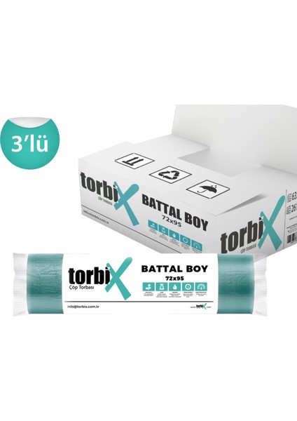 Battal Boy Çöp Torbası 72x95 cm