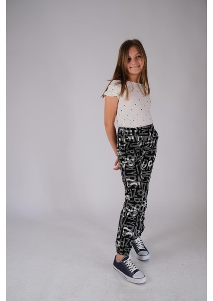 Spor Pamuk Pantolon Siyah Beyaz Nanna Fashion 2022-G-0001 fiyatları