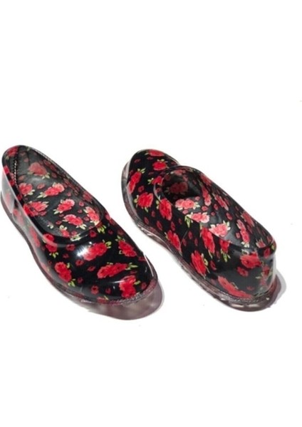 Günlük Kadın Babet Çiçekli Astar Kaymaz Taban Esnek Lastik Plaj Bahçe Tarla Iş Deniz Çarık Ayakkabı 193 fiyatları