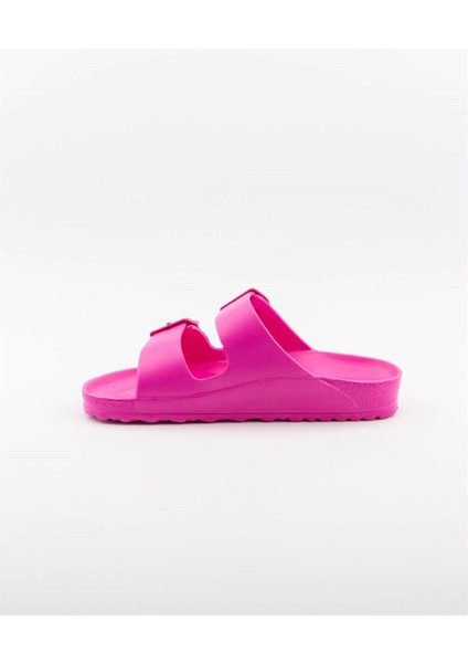 Allyup Unisex Terlik Çift Bantlı Tokalı Ayarlanabilir Hafif Rahat Esnek Yumuşak Sandalet 133