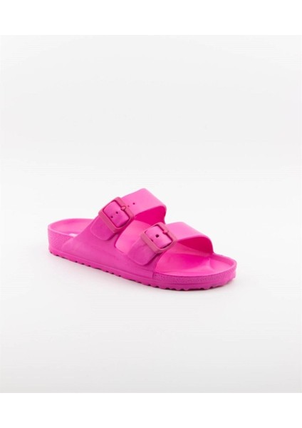 Allyup Unisex Terlik Çift Bantlı Tokalı Ayarlanabilir Hafif Rahat Esnek Yumuşak Sandalet 133