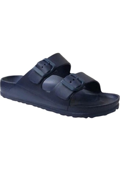 Allyup Unisex Terlik Çift Bantlı Tokalı Ayarlanabilir Hafif Rahat Esnek Yumuşak Sandalet 133