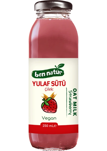 Ben Natür Çilekli Yulaf Sütü 1 x 250ML