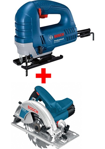Professional Gst 8000 E Dekupaj Testere Dekopaj + Gks 190 Daire Testere 1400 Watt 190 mm