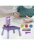 Çocuk Projeksiyon Çizim Kurulu Doodle Kroki Pad Playset Çocuklar Için Bebek Mor 4