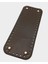 Suni Deri Kahverengi 30X12 cm Dikdörtgen Çanta Tabanı (Light Gold Aparatlı) 1