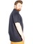 Büyük Beden T-Shirt Polo Cepli Lycra Pike Md 20554 Lacivert 3