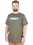 Büyük Beden T-Shirt Bis Yaka Paradise 22199 Haki 1