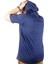 Büyük Beden Oversize Tshirt Kapşon Basic 21115 Indigo 2