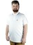 Büyük Beden T Shirt Polo Likralı Süprem Nakış 21554 Beyaz 1