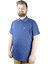 Büyük Beden T Shirt Polo Likralı Süprem Nakış 21554 Indigo 1