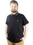 Büyük Beden T Shirt Polo Likralı Süprem Cepli 21558 Siyah 1