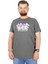 Büyük Beden T-Shirt Bis Yaka Man Official 22192 Antramelanj 1