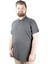 Büyük Beden T Shirt Polo Likralı Süprem Nakış 21554 Antrasit 3