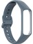 Samsung Galaxy Fit E R375 Kordon Kayış Yumuşak Silikon Akıllı Bileklik Spor Kordon Mavi 1